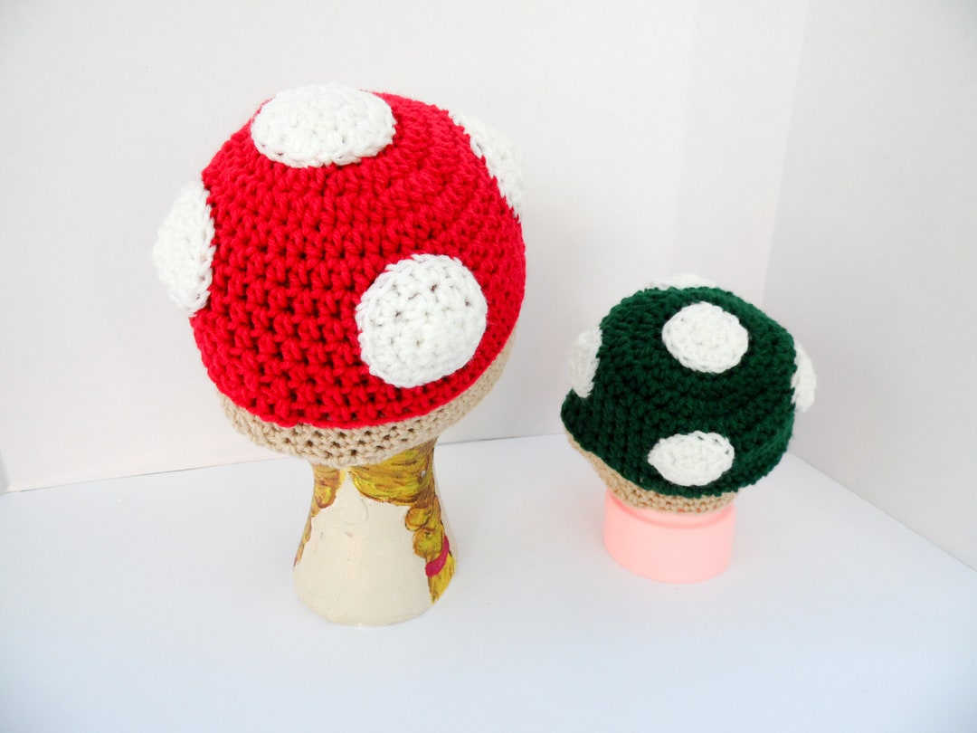 Mario Hat INFANT Mario Cosplay Mushroom 1 UP Mushroom Super mario-hat-infant-mario-cosplay-mushroom-1-up-mushroom-super