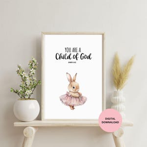 Arte mural cristiano, decoración infantil, versículos bíblicos cristianos para niños, decoración de la escuela dominical, arte infantil, póster cristiano para niños