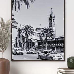 Lot de 3 tirages d'art érythréens en téléchargement numérique : affiche de la ville d'Asmara, scène de l'armée du drapeau érythréen, décoration routière