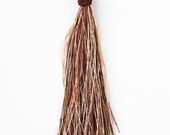Brown Mix Nylon Tassel - 5 Inches Long, 2 per Bag, Jewelry Making, DIY Craft Supplies, Colorful Fringe