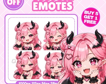 Custom Anime Twitch Emotes | Animated Streamer Emotes | Commission