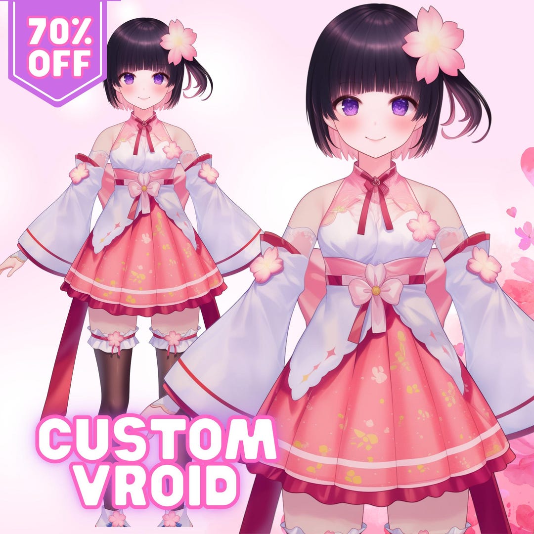 Custom 3D Vroid Model Commission | Convert Live2d to 3D Vtuber Avatar ...