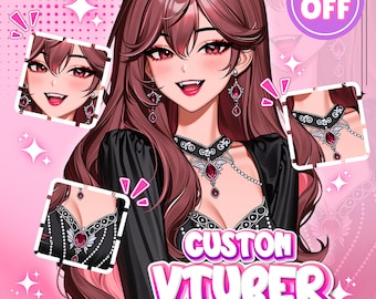 Custom Anime Vtuber Model | Live2D Commission