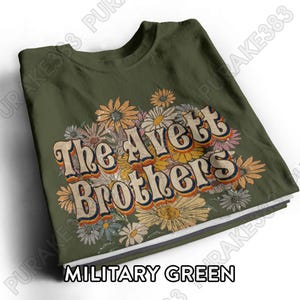 Avett Gifts Name Brothers Flowers Personalized Retro Styles Unisex T Shirt | Sweatshirt | Hoodie