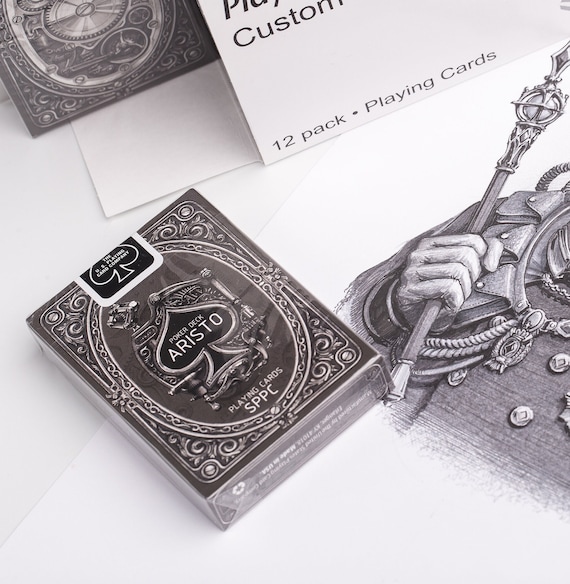 limited edition poker cards Artisan White Playing Cards Artisans by Theory 11 Luxury Embossed Tuck main image 0