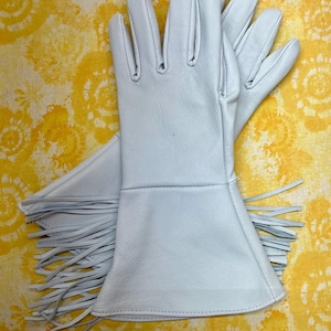 Mens White Leather Driving Gloves - Etsy