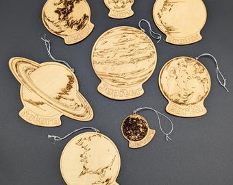 Solar System Planets Ornaments