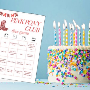 Pink Pony Club Theme Birthday Game