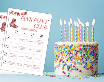 Pink Pony Club Theme Birthday Game