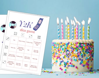 Y2K Theme Birthday Party Game