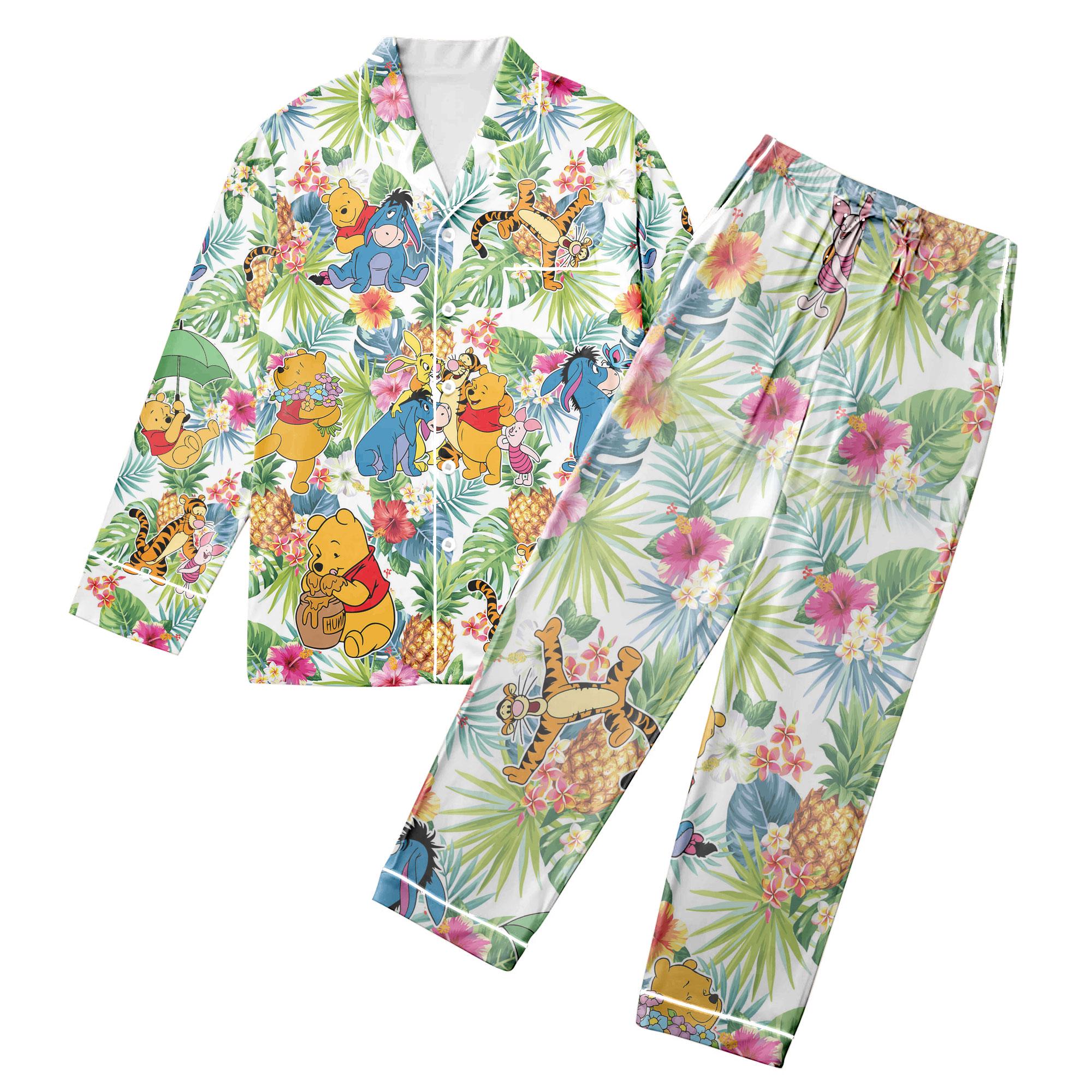 Winnie the Pooh Men Pajamas Etsy