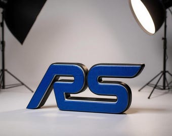 Ford RS LED Sign – 3D Illuminated Logo, USB Powered