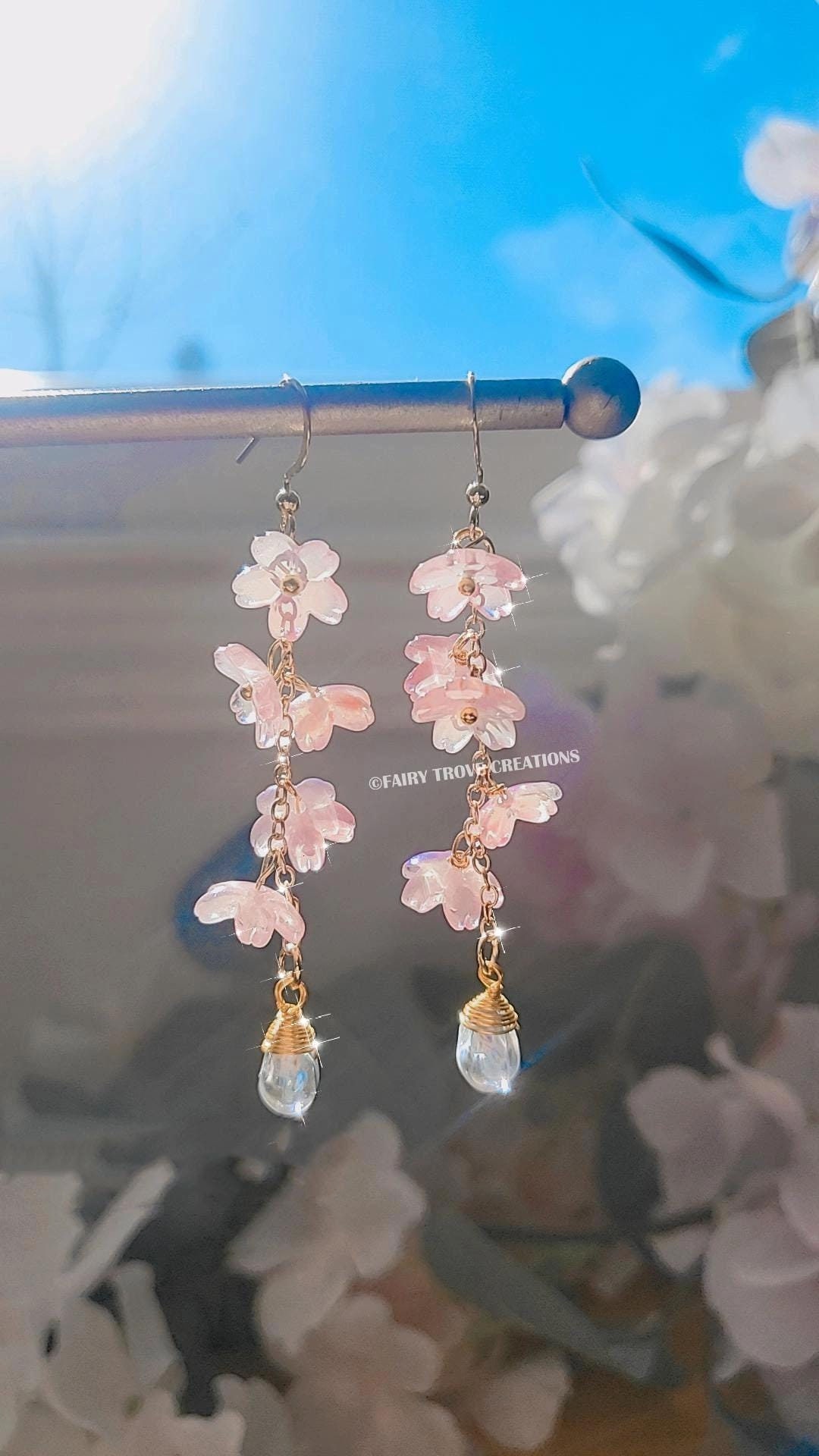 Orecchini pendenti da donna con cristalli Swarovski originali