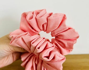 Natural Silk Scrunchie, Unique Print Hair Tie, Women's Accessories