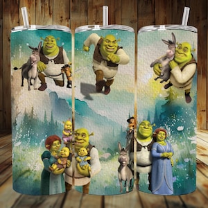Shrek tumbler wrap