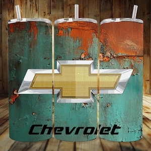 Chevy logo 20 oz tumbler wrap