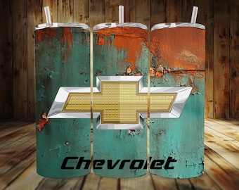 Chevy logo 20 oz tumbler wrap