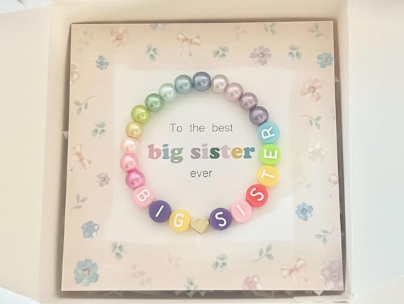 Toddler big sister gift ideas toddler big sister bracelet big sister promotion gift box big sister to be gift big sister gift from new baby