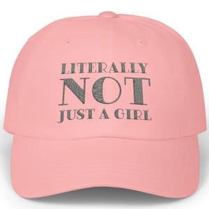 Embroidered Feminist Dad Cap: Gray Thread, Patriarchy Resistance