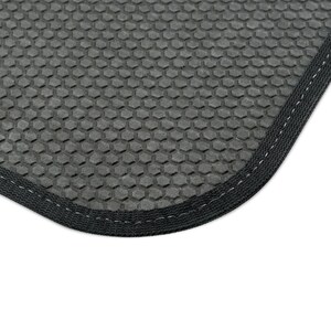 Black Polka Dot Car Mats, Cute Car Floor Mats Front, Preppy Car Accessories for Women, Retro Polka Dot Car Decor, Car Gift image 5