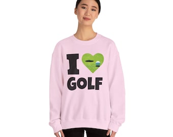 I Love Golf sweatshirt | Golf Lover Sweatshirt, Golfing Crewneck