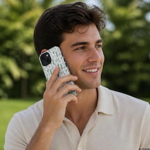 Golf Pattern Phone Case | Tough Magnetic Case with optional personalization, gift for golf lover, golf phone case, golf gift, gift for dad, gift for husband, golf lover