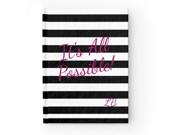 It's All Possible motivational personalized Journal