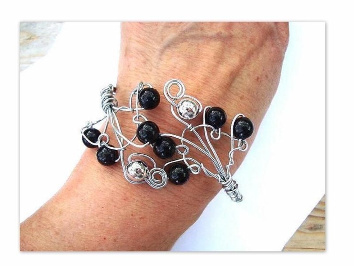 Jewelry Tutorial, Wire Bracelet, Jewelry Supplies, Pattern, Num 4