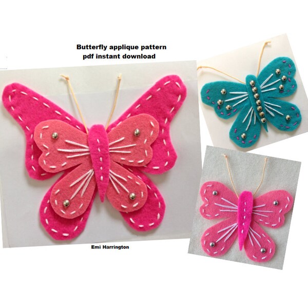 Felt Butterfly Etsy