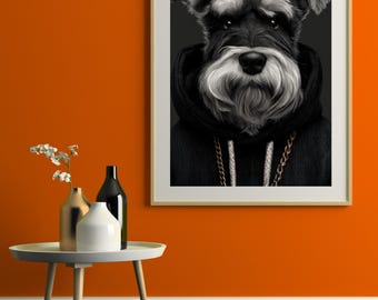 Portrait eines Hundewelpen