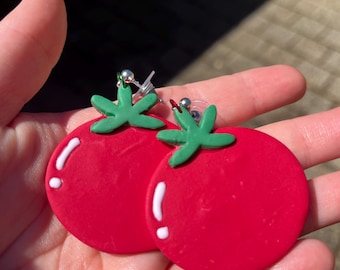 Big Tomato Stud Earrings