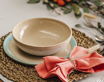 Pasta dish | Handmade Dinner bowl |  The Village Pottery
