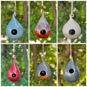 Handmade Birdhouse/Feeder | Wheel Thrown Ceramic