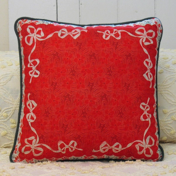 Handkerchief Pillow Etsy