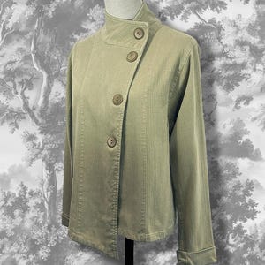 Asymmetrical Button Jacket - Etsy