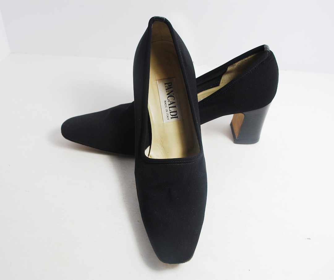 【Ameri】CONSTRUCTIVE HEEL BABOUCHE / ブラック AMERI vintage CONSTRUCTIVE HEEL BABOUCHE