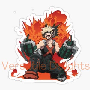 My Hero Academia Digital Stickers | Anime Sticker Pack for Journaling, Scrapbooking & Crafts | Instant Download
