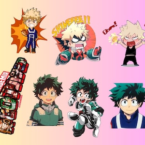 My Hero Academia Digital Stickers | Anime Sticker Pack for Scrapbooking & Journaling | Instant Download