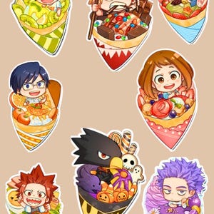My Hero Academia Digital Stickers | Anime Sticker Pack for Journaling, Scrapbooking & Crafts | Instant Download