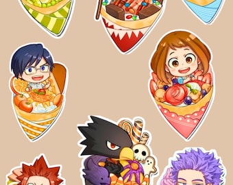 My Hero Academia Digital Stickers | Anime Sticker Pack for Journaling, Scrapbooking & Crafts | Instant Download