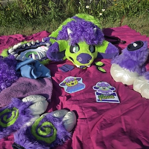 Venus Flytrap Bison Fursuit Full Partial