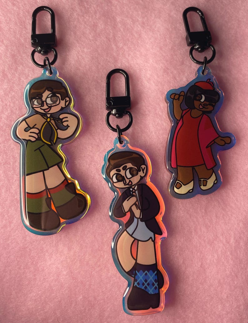 Ghosts CBS US Keychain Fan Merch image 3