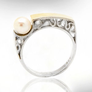Geburtsstein-Ring, Juni-Geburtsstein-Ring, Sterling-Silber-Ring, Süßwasserperlen-Schmuck, Frauen-Geschenkring, Jubiläumsring, kostenloser Versand