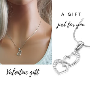 Presente de Dia dos Namorados para Esposa, Presentes Exclusivos de Dia dos Namorados, Colar de Amor de Dia dos Namorados para Mulheres, Colar com Pingente de Coração de Ouro e Diamante.