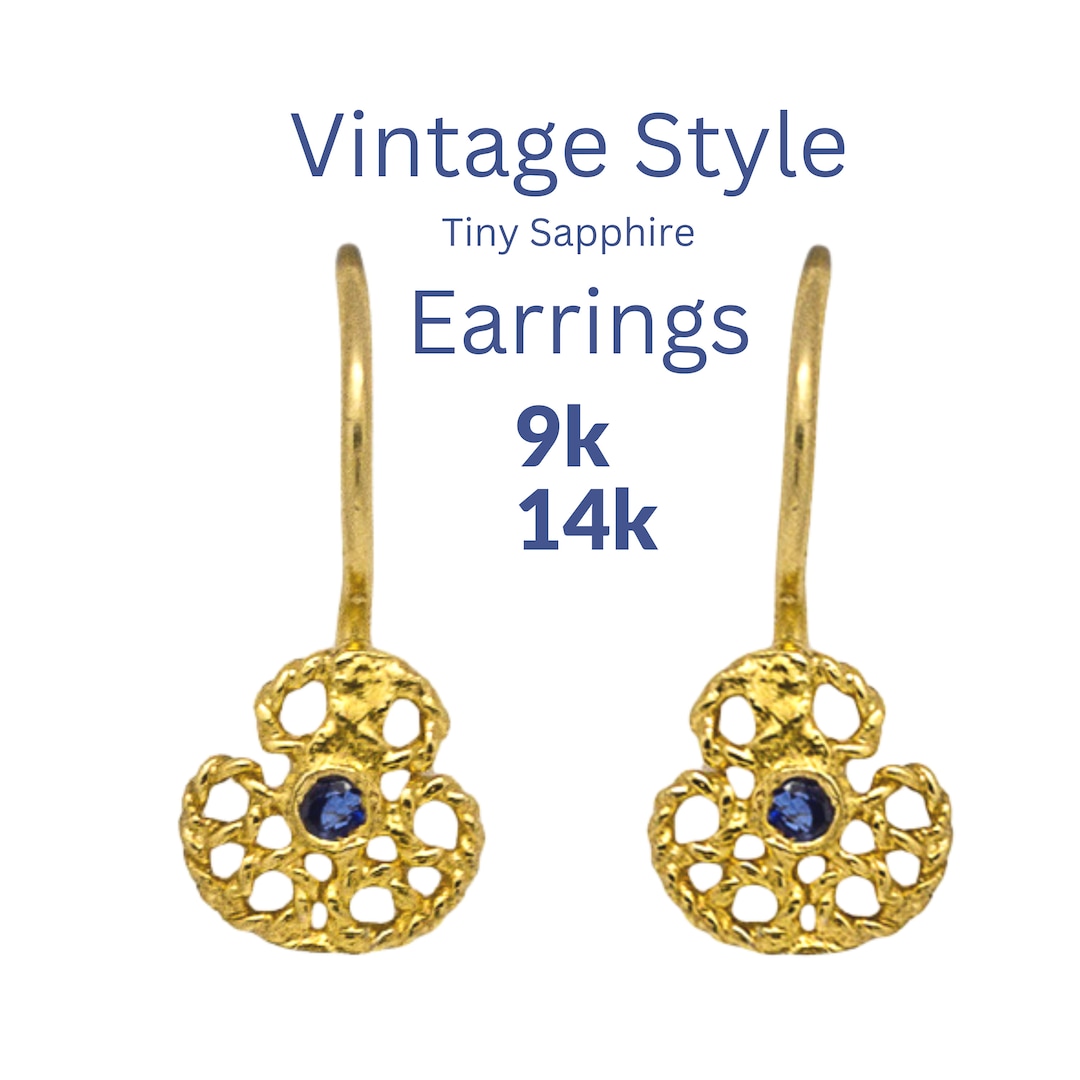Boucles D'oreilles Chandelier Cerf - Style Art Nouveau Vintage, Laiton Doré, Motif Vert/violet, Neuf Sans Emballage
