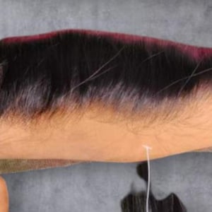 40Inch Skin Like Lace Human Hair 220 Density,13x6 Lace Front Wigs Human Hair Pre Plucked with Baby Hair,Glueless Straight Human Hair Wigs