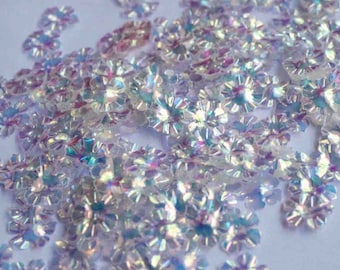 100 white color flower sequins/KBSF428