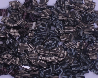 100 lantejoulas QUADRADAS...........prata e preto Cor / KBSS230