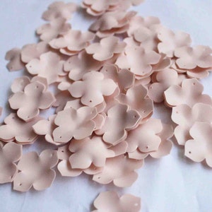 25 pcs flower sequins......Light Pink color/KBBF465 image 2