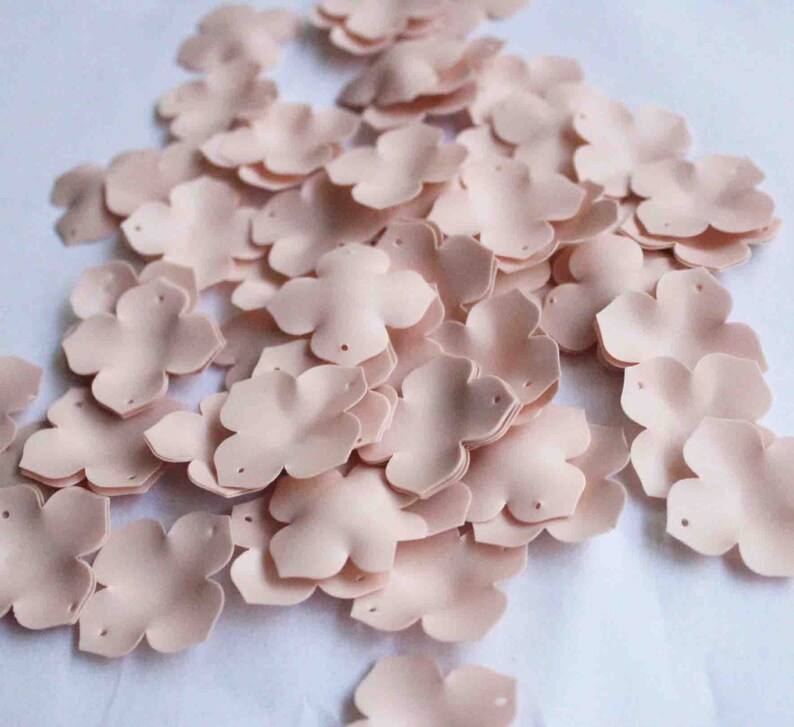 25 pcs flower sequins......Light Pink color/KBBF465 image 2